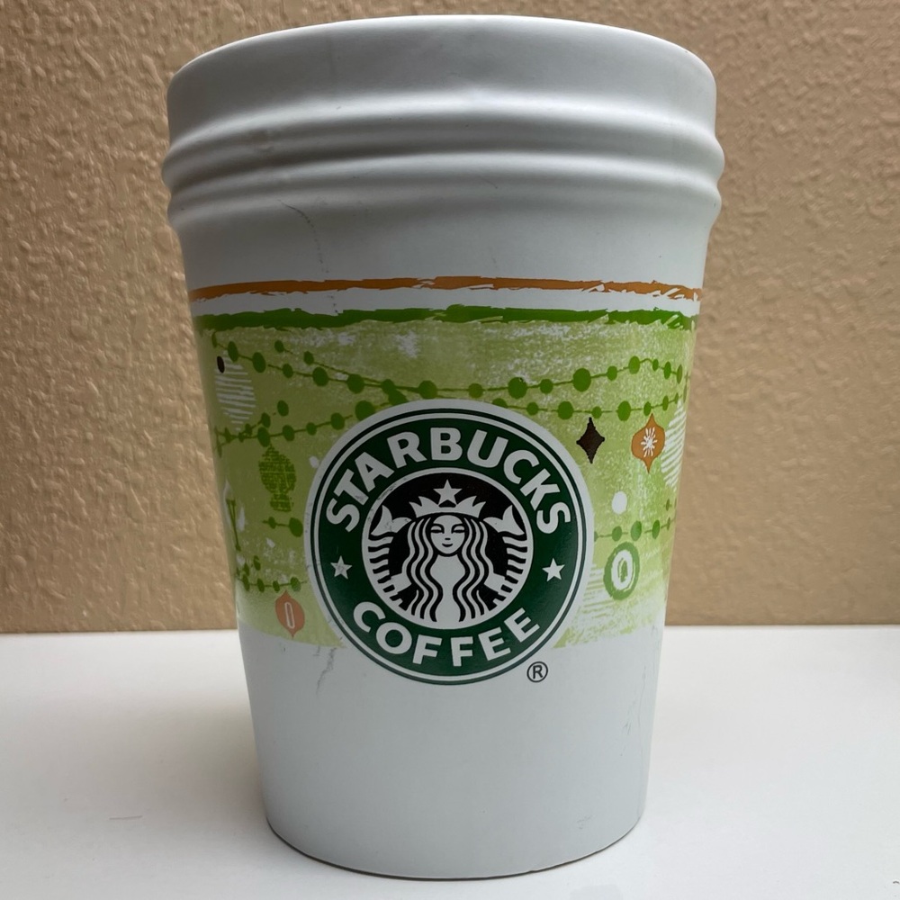 Starbucks ceramic lidded logo canister - Picture 2 of 4